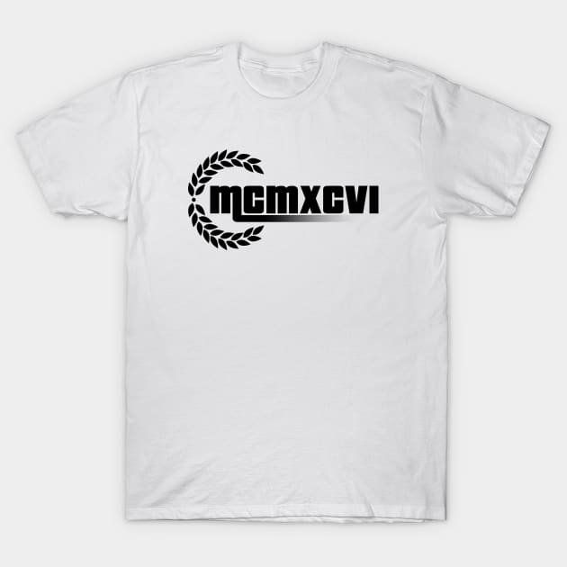 1996 Roman numerals T-Shirt by hoopoe